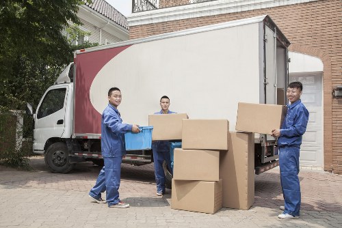 Organised household storage boxes in Westminster home