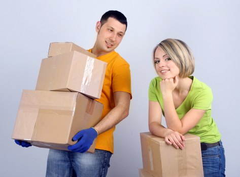 Removal team loading furniture during a Westminster relocation
