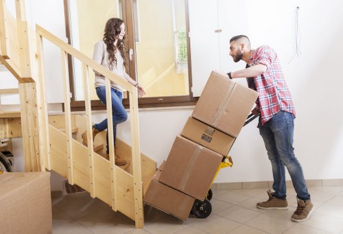 Organised storage unit for student belongings in Westminster